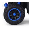 MILLY MALLY Bicicleta infantil com barra de empurrar azul-escuro