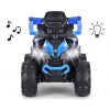 MILLY MALLY Bicicleta infantil com barra de empurrar azul-escuro