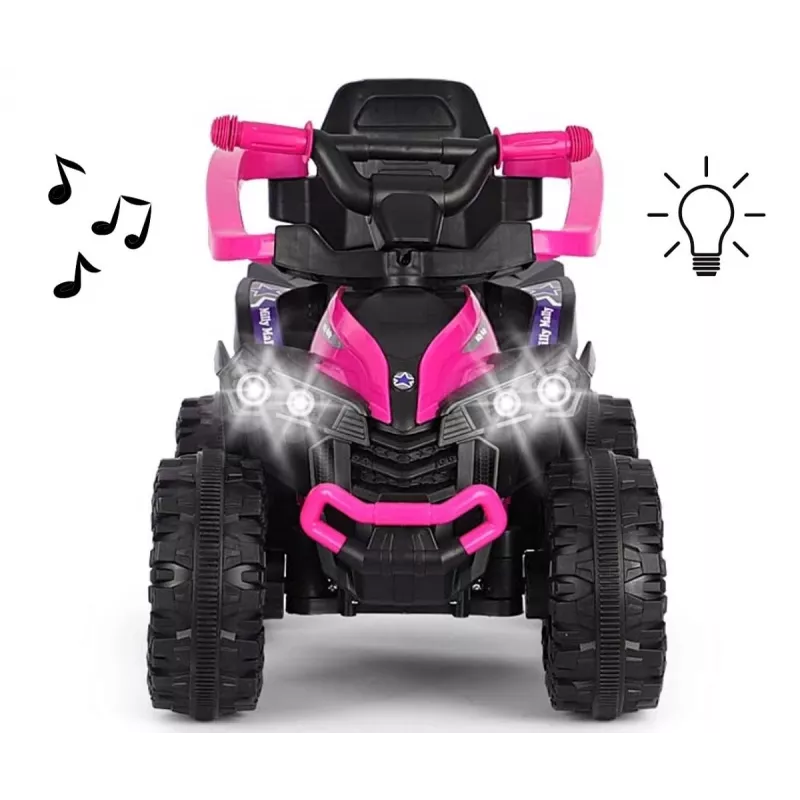 MILLY MALLY Bicicleta infantil com barra de empurrar Wild Pink 12