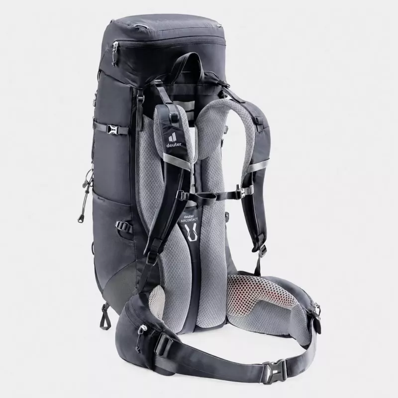 Deuter Aircontact Lite 40+10 Mochila preto/cinzento