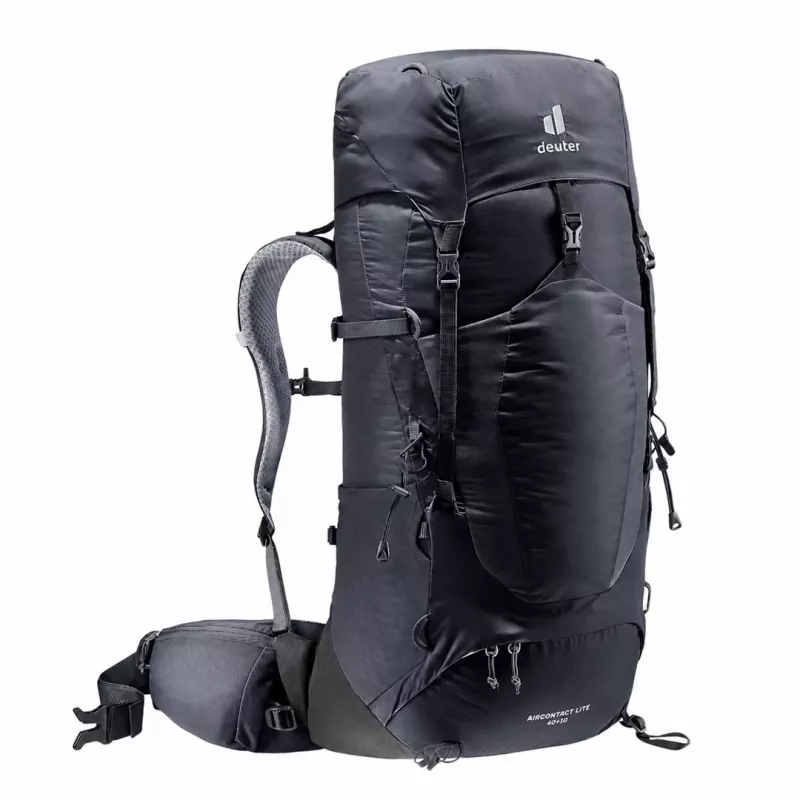 Deuter Aircontact Lite 40+10 Mochila preto/cinzento