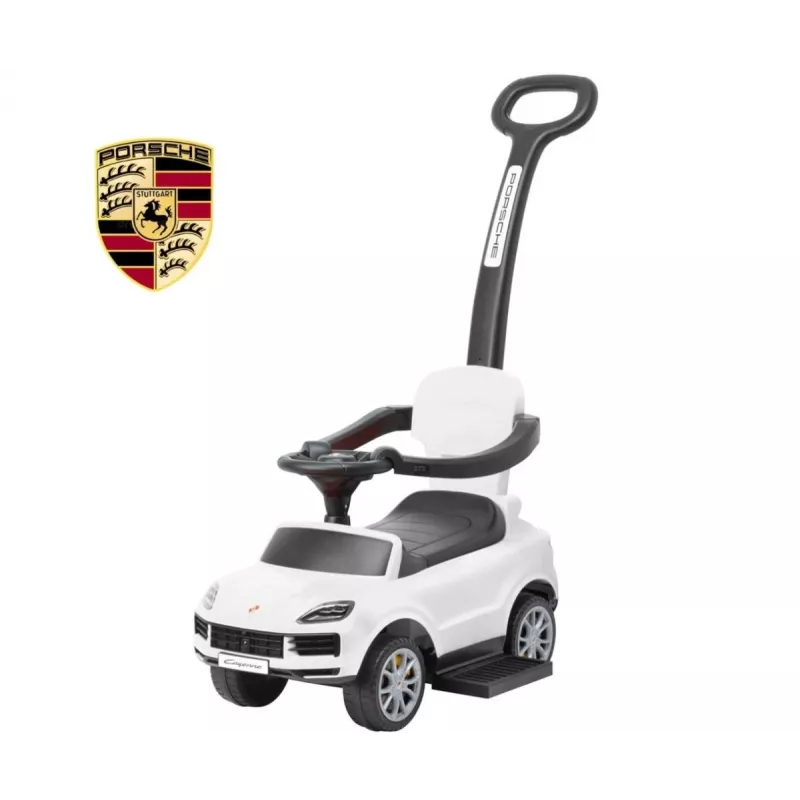 MILLY MALLY Carrinho de passeio com pedais Porsche Cayenne branco