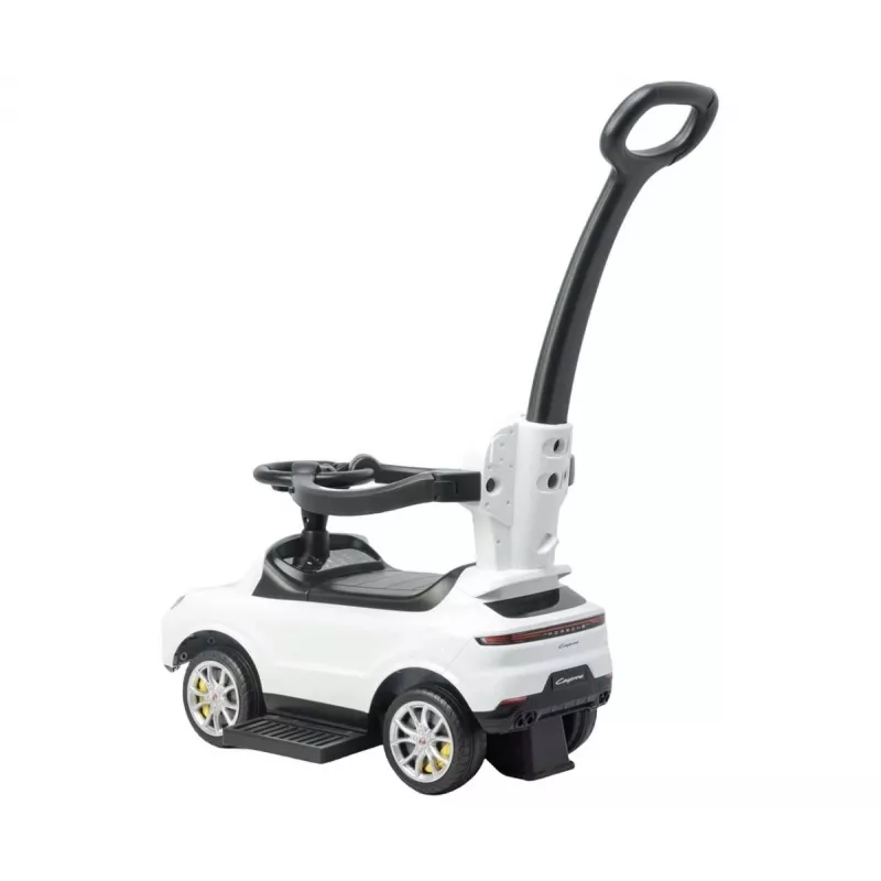 MILLY MALLY Carrinho de passeio com pedais Porsche Cayenne branco