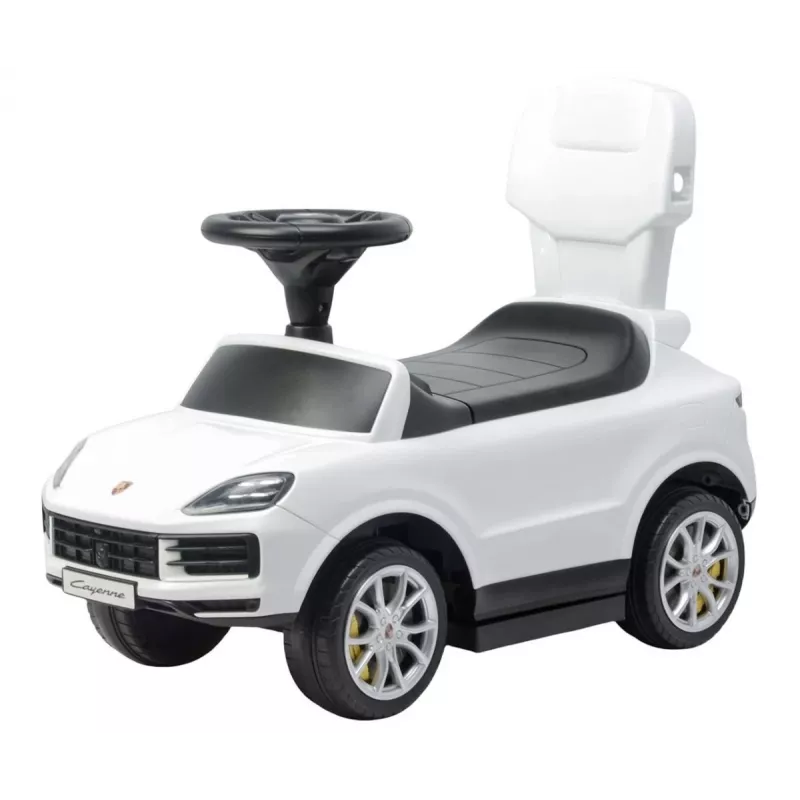 MILLY MALLY Carrinho de passeio com pedais Porsche Cayenne branco