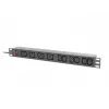 LANBERG Rack PDU 19 inch 1U 16A 2m 4x C19 6x C13 C20 preto