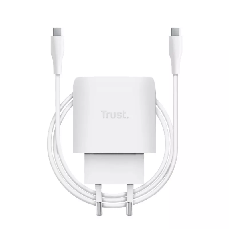 Trust Maxo 45W Universal carregador rápido AC branco para interiores