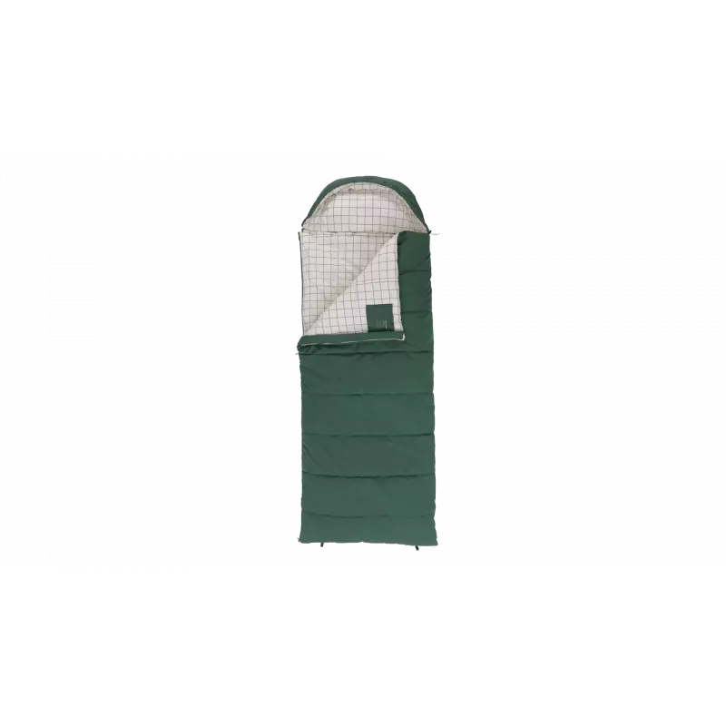 Outwell Camper Prime Green Saco de dormir 235 x 90 cm -15 a 5 °C fecho à direita