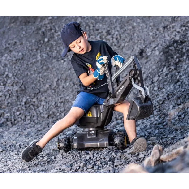 MILLY MALLY Rolly Toys Digger Volvo Brinquedo de montar