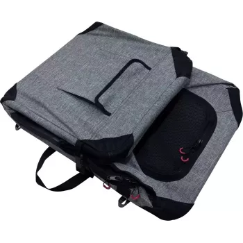 ZOLUX NOMAD S Transportadora dobrável de tecido para animais 42x60x42cm cinzento