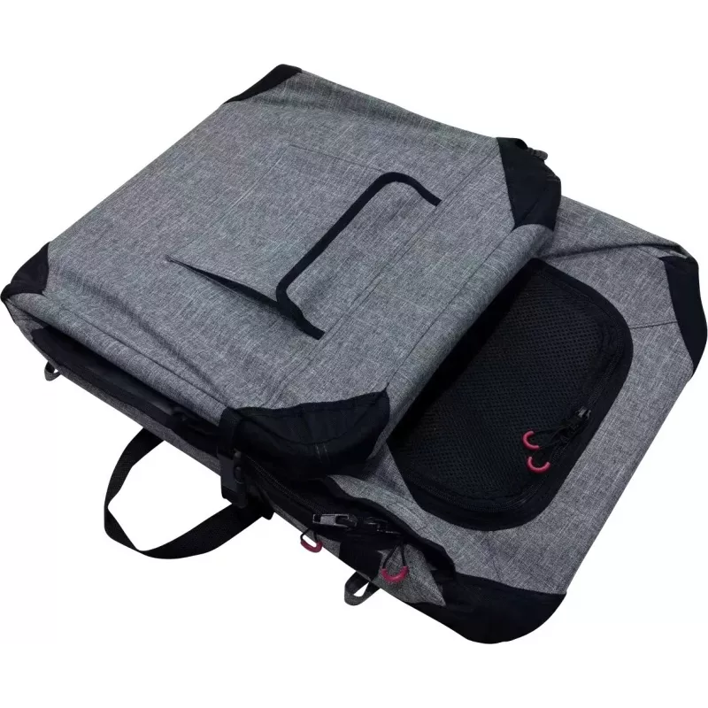 ZOLUX NOMAD S Transportadora dobrável de tecido para animais 42x60x42cm cinzento