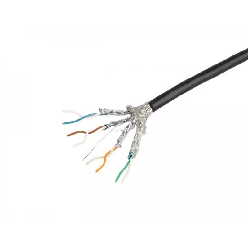 Cabo de rede exterior LANBERG LCS7-21CU-0305-BK Cat.7 SFTP 305m preto