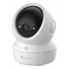 Câmara de vigilância IP esférica EZVIZ H6c G1 4K para interior, 4K UHD, 3840x2160, Wi-Fi, Ethernet, visão noturna, áudio bidirecional, deteção por IA, montagem em teto/parede/mesa