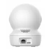 Câmara de vigilância IP esférica EZVIZ H6c G1 4K para interior, 4K UHD, 3840x2160, Wi-Fi, Ethernet, visão noturna, áudio bidirecional, deteção por IA, montagem em teto/parede/mesa