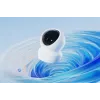 Câmara de vigilância IP esférica EZVIZ H6c G1 4K para interior, 4K UHD, 3840x2160, Wi-Fi, Ethernet, visão noturna, áudio bidirecional, deteção por IA, montagem em teto/parede/mesa