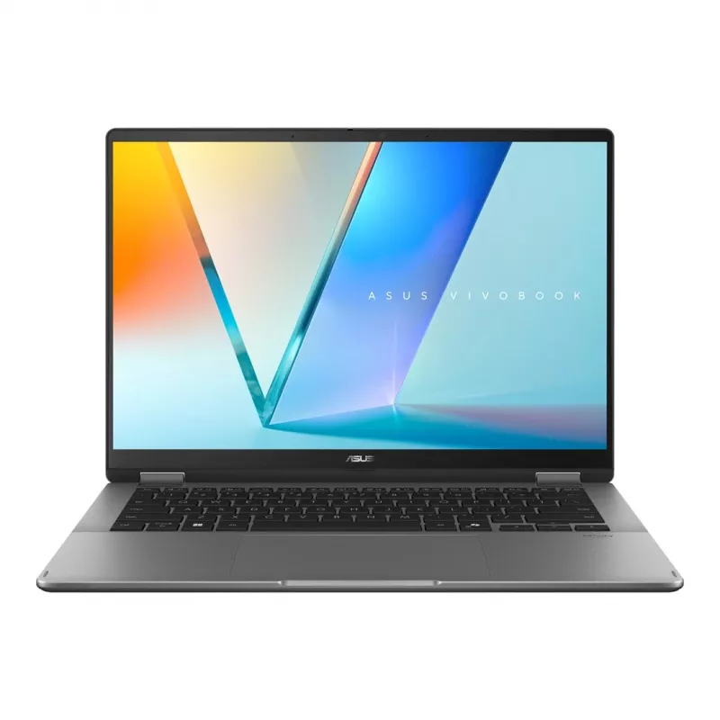 Portátil ASUS Vivobook 14 Flip TP3407SA-SG146W Ultra 5 226V 14,0 polegadas WUXGA Touch 60Hz 300nits AG 16GB LPDDR5X 512GB SSD Intel Arc Graphics FHD Cam 70WHrs Win11 cinzento mate