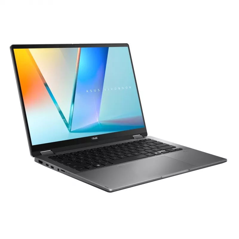 Portátil ASUS Vivobook 14 Flip TP3407SA-SG146W Ultra 5 226V 14,0 polegadas WUXGA Touch 60Hz 300nits AG 16GB LPDDR5X 512GB SSD Intel Arc Graphics FHD Cam 70WHrs Win11 cinzento mate