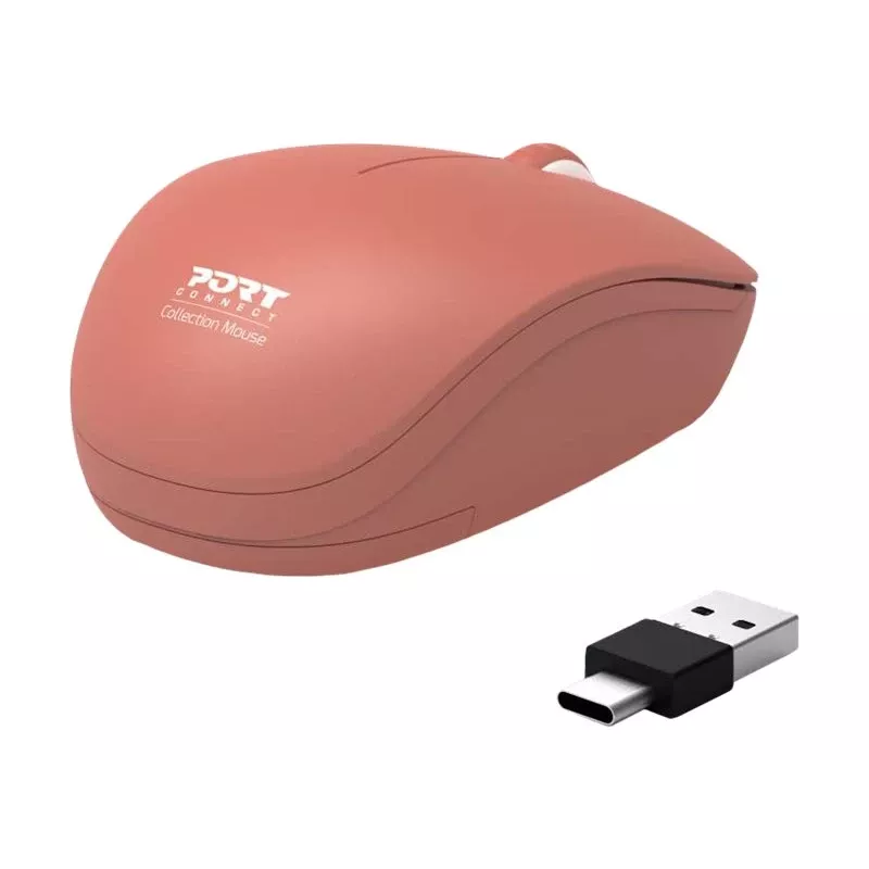 Rato PORT DESIGNS PORT CONNECT Mouse Collection II Wireless 2,4 GHz laranja