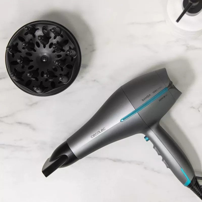 Cecotec IoniCare 5300 Maxi Aura preto secador de cabelo 2200W