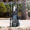 Máquina de lavar de alta pressão elétrica com fio Cecotec HydroBoost 1600 Car&Garden 1600 W 135 bar preta/cinzenta