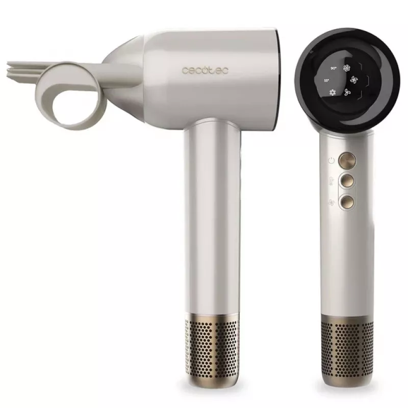 Secador de cabelo Cecotec DryGlam Waves Champagne 1600 W