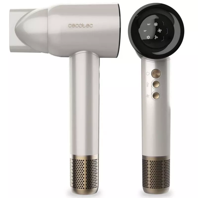 Secador de cabelo Cecotec DryGlam Waves Champagne 1600 W