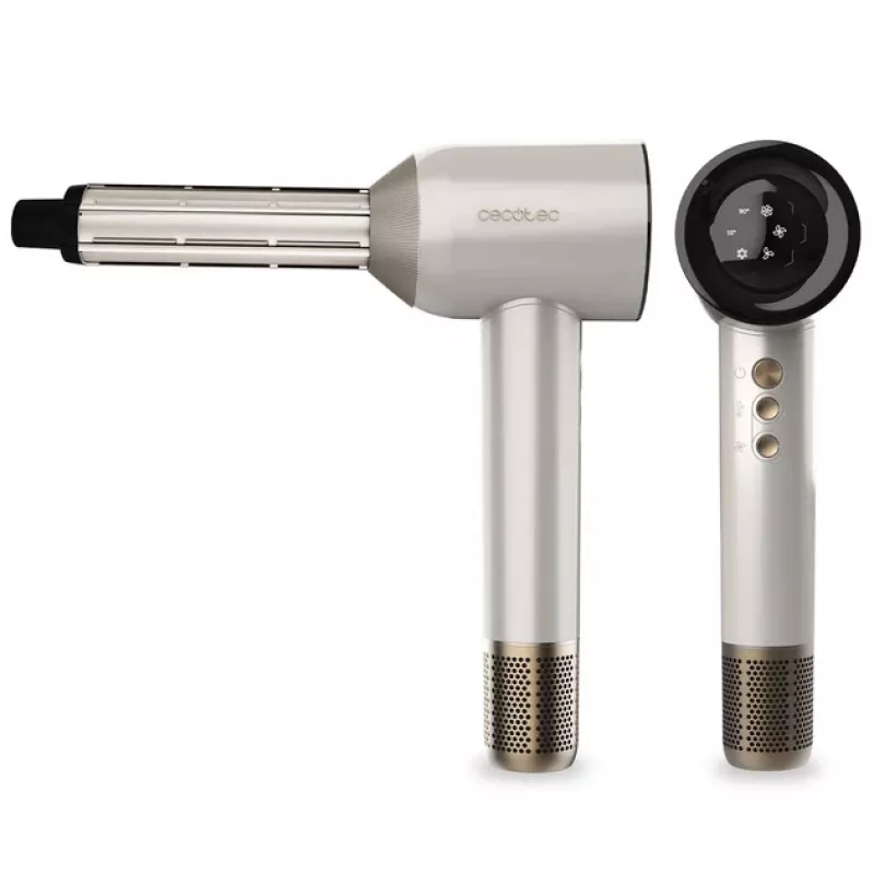 Secador de cabelo Cecotec DryGlam Waves Champagne 1600 W