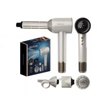 Secador de cabelo Cecotec DryGlam Waves Champagne 1600 W