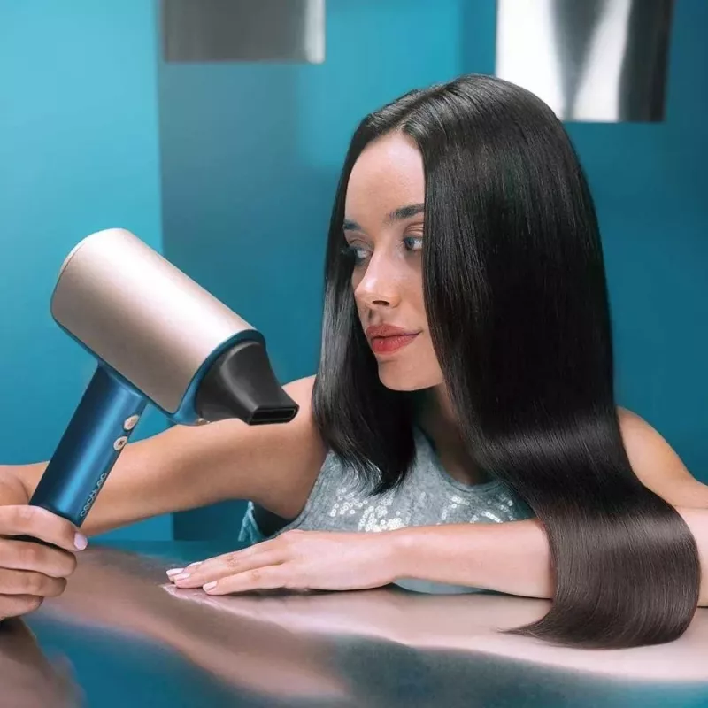 Secador de cabelo Cecotec DryGlam Nano Plasma 1600 W preto/ouro rosa