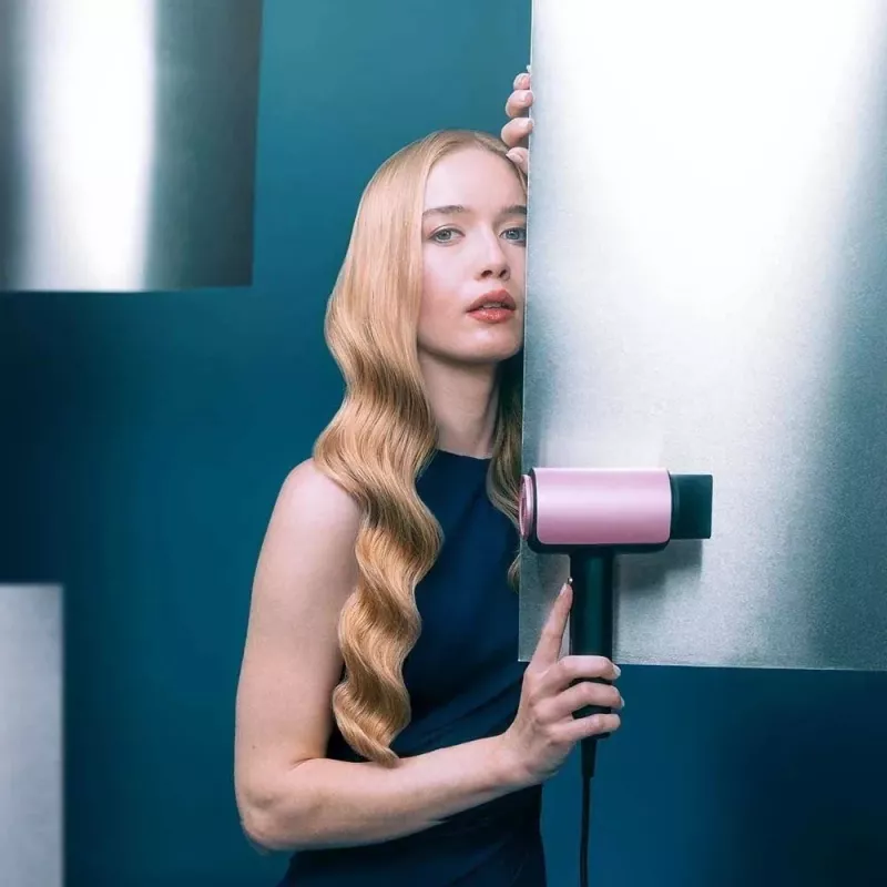 Secador de cabelo Cecotec DryGlam Nano Plasma 1600 W preto/ouro rosa