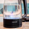 Chaleira elétrica Cecotec ThermoSense 320 Clear 2200 W 1,7 L vidro preta/transparente