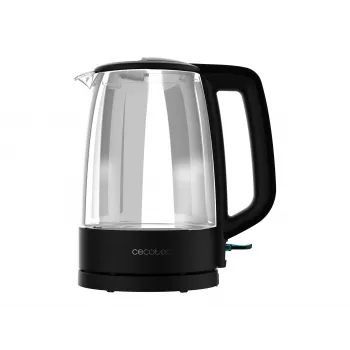 Chaleira elétrica Cecotec ThermoSense 320 Clear 2200 W 1,7 L vidro preta/transparente