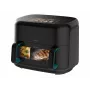 Fritadeira de ar dupla Cecotec Cecofry&Grill Smokin'Prime 11000 11L 2800W preta