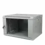 Armário de parede 19 polegadas ALLNET 18U 1 peça T600mm cinzento claro desmontado como flatpack série SMA