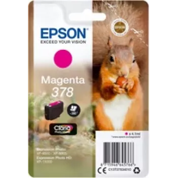 Tinteiro original magenta Epson 378 (4,1 ml) - blister com alarme RF/acústico - para série Expression Photo XP-8500