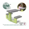 Mesa de piquenique infantil SMOBY Life verde/cinzenta