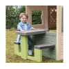Mesa de piquenique infantil SMOBY Life verde/cinzenta