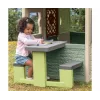 Mesa de piquenique infantil SMOBY Life verde/cinzenta