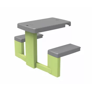 Mesa de piquenique infantil SMOBY Life verde/cinzenta