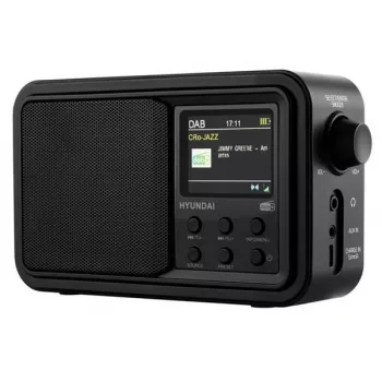 Hyundai PR650BTDAB Rádio portátil DAB+/FM com Bluetooth, Preto