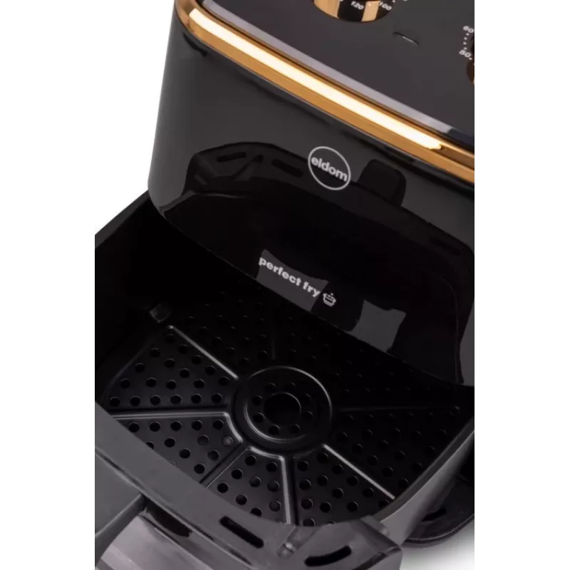 ELDOM FR45 FRITELO Fritadeira sem óleo 1500 W, Preto