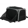 ZOLUX NOMAD L Transportadora expansível para animais 48×30,8×30,5 cm Cinzento/Preto