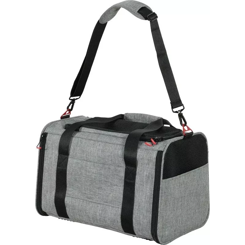 ZOLUX NOMAD L Transportadora expansível para animais 48×30,8×30,5 cm Cinzento/Preto
