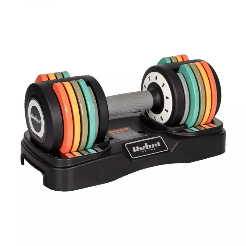 REBEL ACTIVE Halteres de ferro fundido automáticos 2x10kg RBA2335
