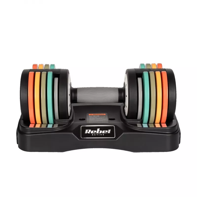 REBEL ACTIVE Halteres de ferro fundido automáticos 2x10kg RBA2335