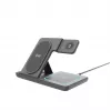 Gembird TA-WPC31S-01-BK Suporte de carregamento sem fios 3 em 1 dobrável, 15W, Samsung Watch, Preto