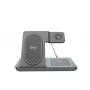 Gembird TA-WPC31S-01-BK Suporte de carregamento sem fios 3 em 1 dobrável, 15W, Samsung Watch, Preto