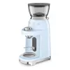 Smeg CGF03PBEU Moinho de café, 15 níveis de moagem, capacidade para 240 g de grãos, 150 W, Azul pastel