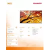 Sharp MultiSync M652 65 polegadas 4K UHD Ecrã profissional 550 cd/m² 24/7