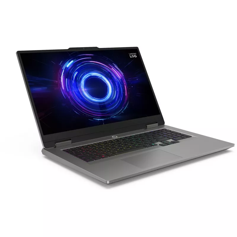 Lenovo LOQ 17IRX10 83JH Portátil gaming - 17,3 polegadas FHD IPS 144Hz, Intel Core i5-13450HX, 24 GB DDR5 RAM, 1 TB NVMe SSD, NVIDIA GeForce RTX 5050 6 GB, Windows 11 Home, Storm Grey