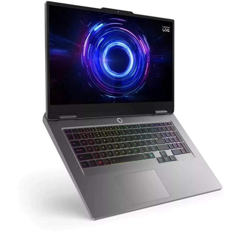 Lenovo LOQ 17IRX10 83JH Portátil gaming - 17,3 polegadas FHD IPS 144Hz, Intel Core i5-13450HX, 24 GB DDR5 RAM, 1 TB NVMe SSD, NVIDIA GeForce RTX 5050 6 GB, Windows 11 Home, Storm Grey